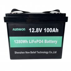 Акумуляторна батарея AUMOON LP12-100A LiFePO4 1280Wh, 12.8V, 100Ah (ISML)