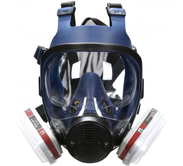 Респиратор с карбоновыми фильтрами 7 к 1 для защиты органов дыхания и лица 1692 (JS)