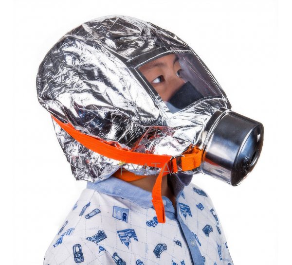 Протипожежна маска від чадного газу TZL-40/1891 для захисту органів дихання та обличчя (JS)