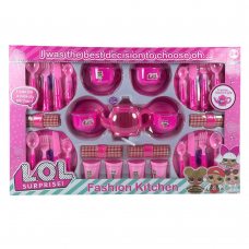 Детский кукольный кухонный набор для чаепития Fashion kitchen 05B-21 42 предмета (AHMD)