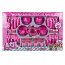 Детский кукольный кухонный набор для чаепития Fashion kitchen 05B-21 42 предмета (AHMD)