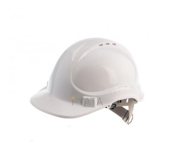 Легкий строительный шлем 1277 для строительных и монтажных работ, Белый (JS)