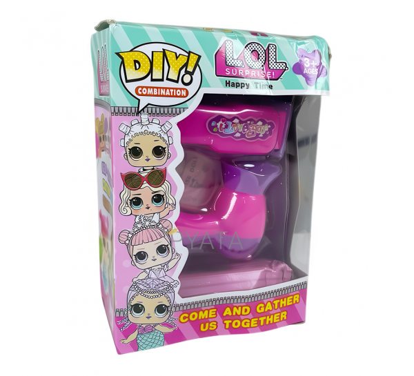 Дитячий іграшковий фен набір стиліста-перукаря "Парикмахер" LOL surprise DIY! YM761 (AHMD)