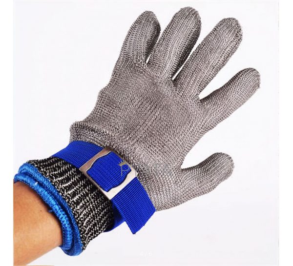 Перчатка кольчужная 1913 из нержавеющей стали (размер XL, 23 см)  (JS)