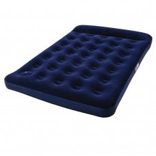 Надувной велюровый полуторный матрас Bestway Pavillo 67225 (с подголовником, встроенный ножной насос) (LM)