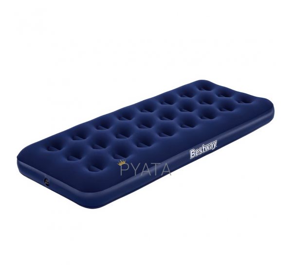 Надувной велюровый одноместный матрас Bestway Pavillo 67000 185x76x22 (LM)