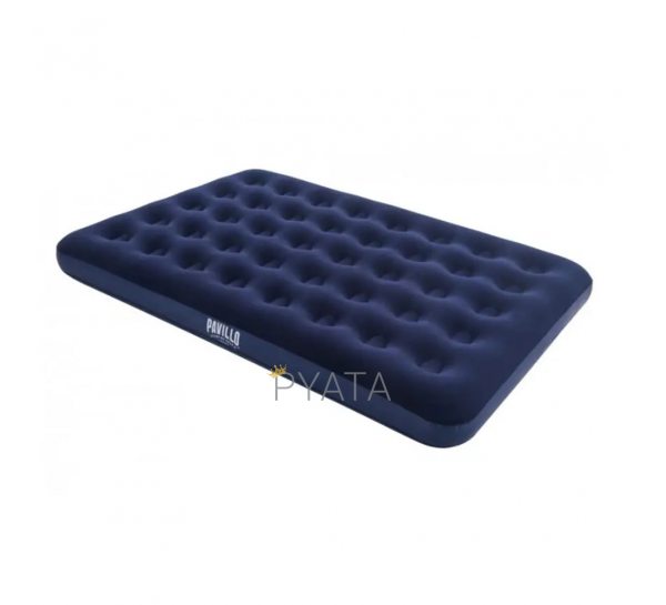 Надувний велюровий полуторний матрац Bestway Pavillo 67002 (191x137x22 см) (LM)