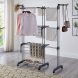 Підлогова велика складна подвійна сушарка для білизни Garment rack 4Life AT92