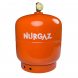 Газовий балон Nurgaz 8,5 л (Туреччина, без пальника) Помаранчевий