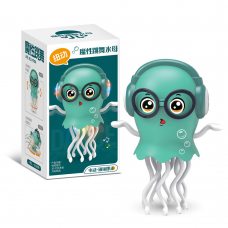 Танцующая игрушка медуза-робот с музыкой и подсветкой YIWU JellyFish Twist 712799, Бирюзовый (OX)