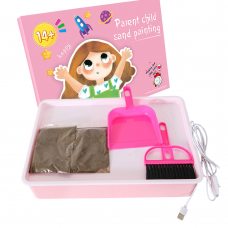 Набір Малювання Піском Sand Painting Планшет з підсвічуванням 5в1, Рожевий (AX) Набір Малювання Піском Sand Painting Планшет з підсвічуванням 5в1, Рожевий (AX)
