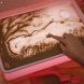 Набір Малювання Піском Sand Painting Планшет з підсвічуванням 5в1, Рожевий (AX)