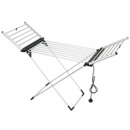 Електрична підлогова розкладна сушарка для одягу з термостатом і таймером iDry Plus 0230EL-TT (DRK)