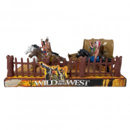Детский набор игрушек игровые фигурки The Best Wild West 10 в 1 (AHMD)