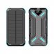 Портативна сонячна батарея Jiageng ZL807 10000 mAh із бездротовою зарядкою 5 Вт, Блакитний (AMN)