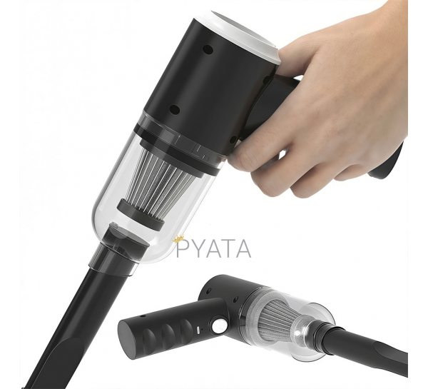 Ручний компактний акумуляторний  міні-пилосос AS-228  для авто та дому Чорний (205)