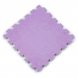 Мягкий плюшевый игровой коврик-пазл 30×30 см 10 шт Фиолетовый с серым (509)