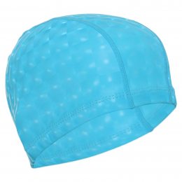 Шапочка для плавания текстильная с покрытием PU SP-Sport PU-3BB Голубой (12)