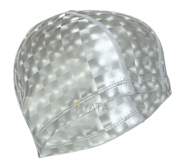 Шапочка для плавания текстильная с покрытием PU SP-Sport PU-3BB Серый (12)