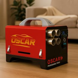 Домашній автономний дизельний обігрівач OSCAR 8kW Червоний (ISML)