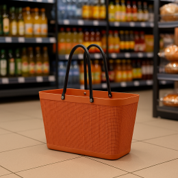 Портативна сумка з ручками для покупок та пікніка 35,5х19х16,5 см