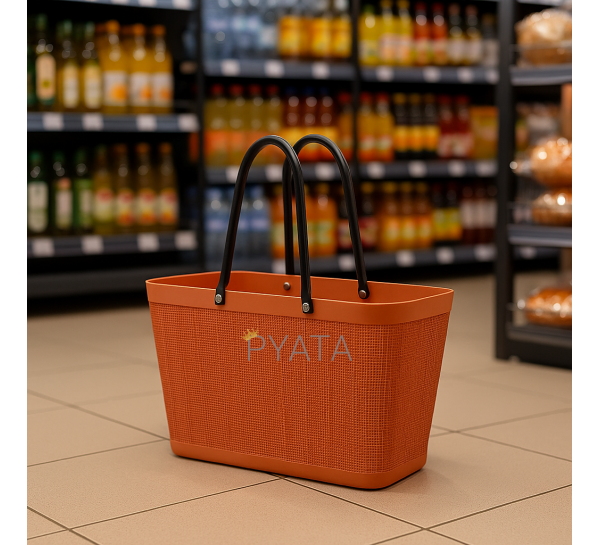 Портативна сумка з ручками для покупок та пікніка 35,5х19х16,5 см