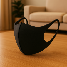 Многоразовая угольная маска ARAX Pitta Mask G (эластичный полиуретан) 1 шт Черный (12)