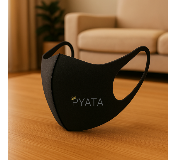 Багаторазова маска вугільна питта ARAX Pitta Mask G (еластичний поліуретан) 1 шт Чорний (12)