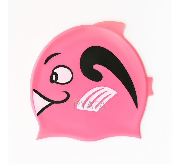 Детская силиконовая шапочка для плавания Розовый (12)