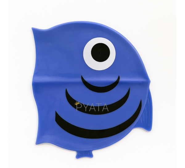 Детская силиконовая шапочка для плавания Синий (12)