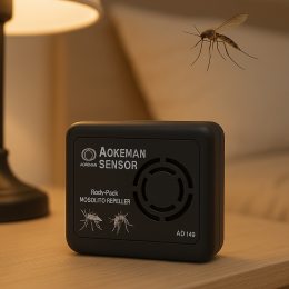 Унікальний ультразвуковий відлякувач комарів на батарейках AO-149 Aokeman