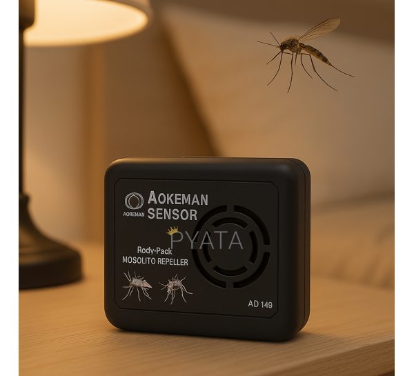 Унікальний ультразвуковий відлякувач комарів на батарейках AO-149 Aokeman