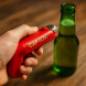 Відкривачка-пістолет для пляшок з контейнером під кришки Cap Gun Opener Червоний