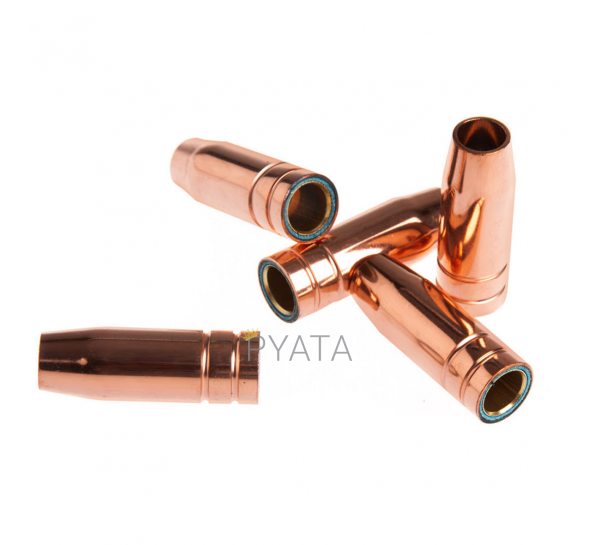 Сопло МВ-15 гладкая медь, втулка латунь для горелки MIG/MAG 855 (JS)
