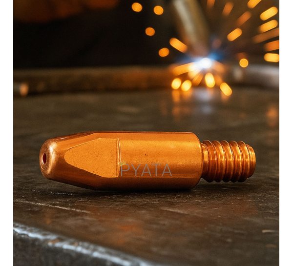 Наконечник М6х28-1,2 стабільна подача струму до зварювального дроту діаметром 1,2 мм.1127 (JS)