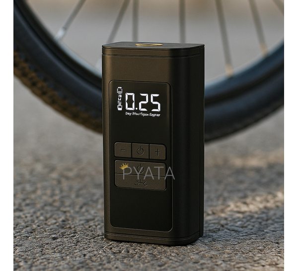  Портативний електричний компресор-насос Air Pump 12V CZCQ-101  (не акумуляторний) Чорний (509)