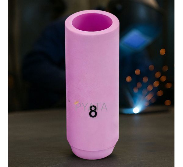 Керамическая насадка для аргонодуговой горелки (TIG) P-1068, No 8 д. 12,5 мм (JS)