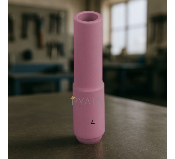 Керамічне подовжене сопло для аргонодугового пальника (TIG) №7L, d 11 мм 1187 (JS)