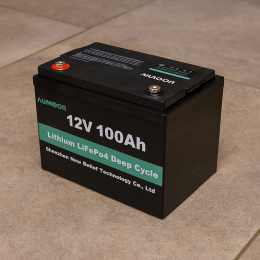 Литий-железо-фосфатный аккумулятор AUMOON LiFePO4 12,8V-100Ah 1,28 КВт BMS для ИБП (OX)