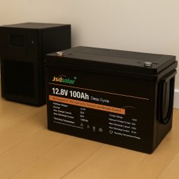 Аккумулятор Jsdsolar J12100 LiFePO4 12,8V-100Ah 1,28 КВт BMS Bluetoouth (OX)