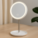 Круглое настольное зеркало LED Mirror 360 CY032 Ø17,5 см 3хААА Белый (205)