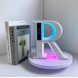 Настольная лампа-ночник с беспроводной зарядкой для телефона RGB R69 (527)