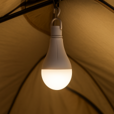 Акумуляторна LED лампочка з гачком для підвішування NEI HL-E05 2 АКБ 18650 E27 (AMN)