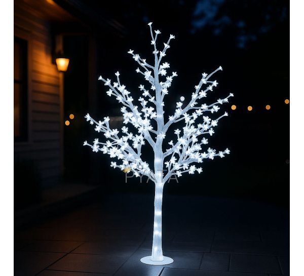 Світлодіодне дерево «Сакура» 1.8 м, 500 LED, IP44, Білий (4389)