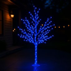 Світлодіодне дерево «Сакура» 1.8 м, 500 LED, IP44, Синій (4389) Світлодіодне дерево «Сакура» 1.8 м, 500 LED, IP44, Синій (4389)