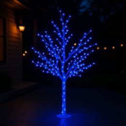Светодиодное дерево «Сакура» 1.8 м, 500 LED, IP44, Синий (4389)