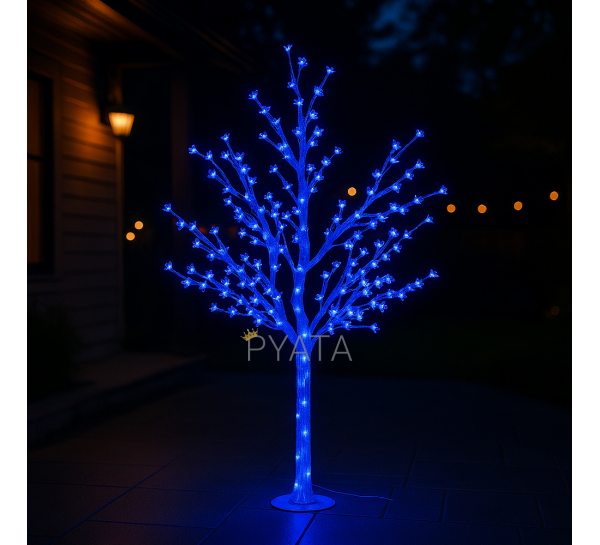 Светодиодное дерево «Сакура» 1.8 м, 500 LED, IP44, Синий (4389)