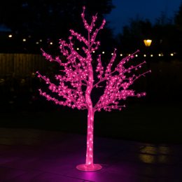 Светодиодное дерево «Сакура» 1.8 м, 500 LED, IP44, Розовый (4389)