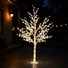 Светодиодное дерево «Сакура» 1.8 м, 500 LED, IP44, Теплый белый (4389) Светодиодное дерево «Сакура» 1.8 м, 500 LED, IP44, Теплый белый (4389)