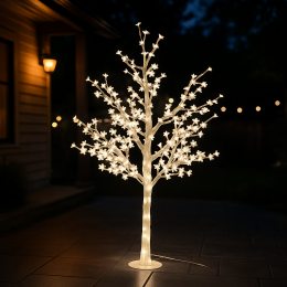 Светодиодное дерево «Сакура» 1.8 м, 500 LED, IP44, Теплый белый (4389)